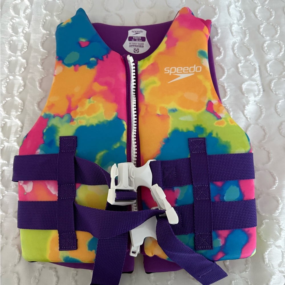 Speedo Kids Swim Vest - Vibrant Tie-Dye